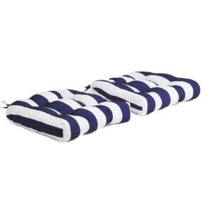 Nautica Navy and White Striped Cushion Set
